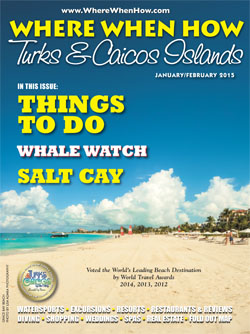 Magazine cover January / February 2015 Where When How - Turks & Caicos Islands