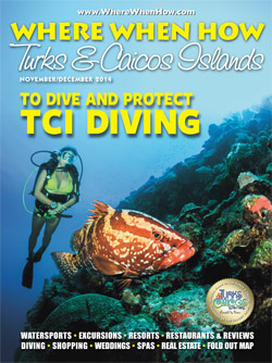 Magazine cover November / December 2014 Where When How - Turks & Caicos Islands
