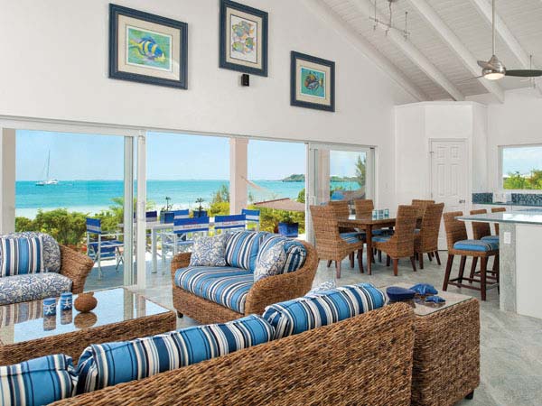 A photograph of Coconut Beach Villa, Providenciales (Provo), Turks and Caicos Islands, British West Indies