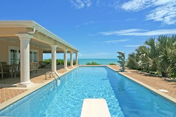 A photograph of Three Dolphins Villa, Long Bay Beach, Providenciales (Provo), Turks and Caicos Islands, British West Indies