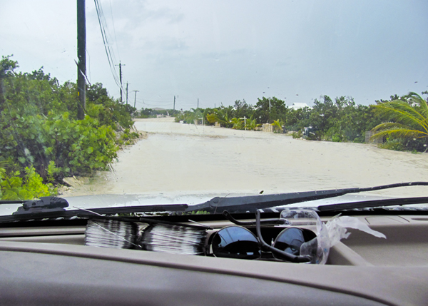 A photograph of hurricane Irene damage, Turks and Caicos Islands, British West Indies