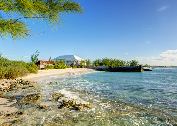 A photograph of The White House, Salt Cay, Turks and Caicos Islands, British West Indies